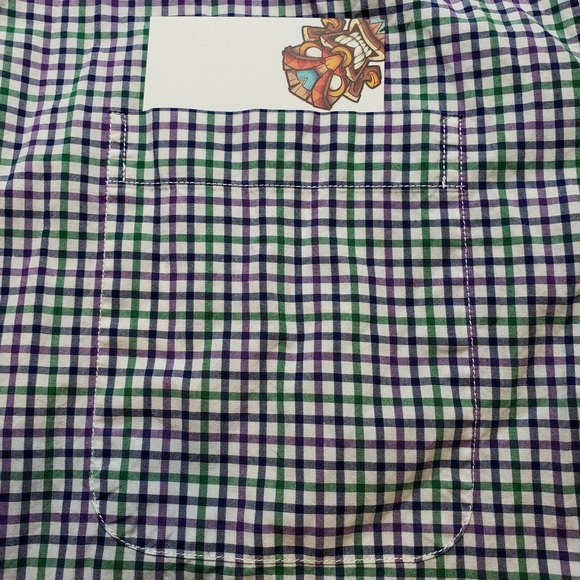 Vineyard Vines Mens XL Slim Fit Murray Shirt Button Down Front Check EUC - Picture 7 of 11